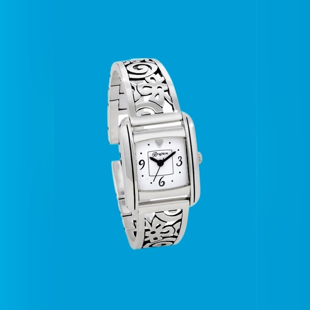 Brighton Amalfie Watch Women  Retired Design Rare  (Silver plated) New Battery